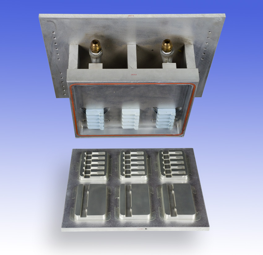 Clamshell Mold with multiple Cavities Mould design, Blow molding, Molding