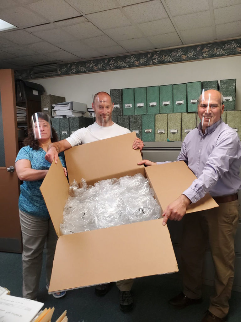 Universal Plastics donates PPE to Latrobe first responders, Bethlen